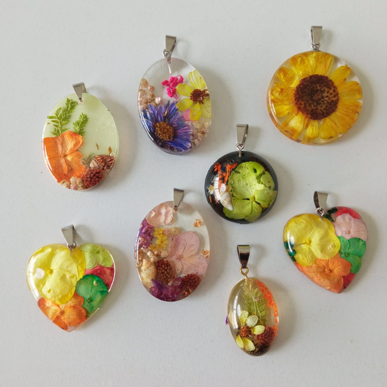 Colgantes de flores